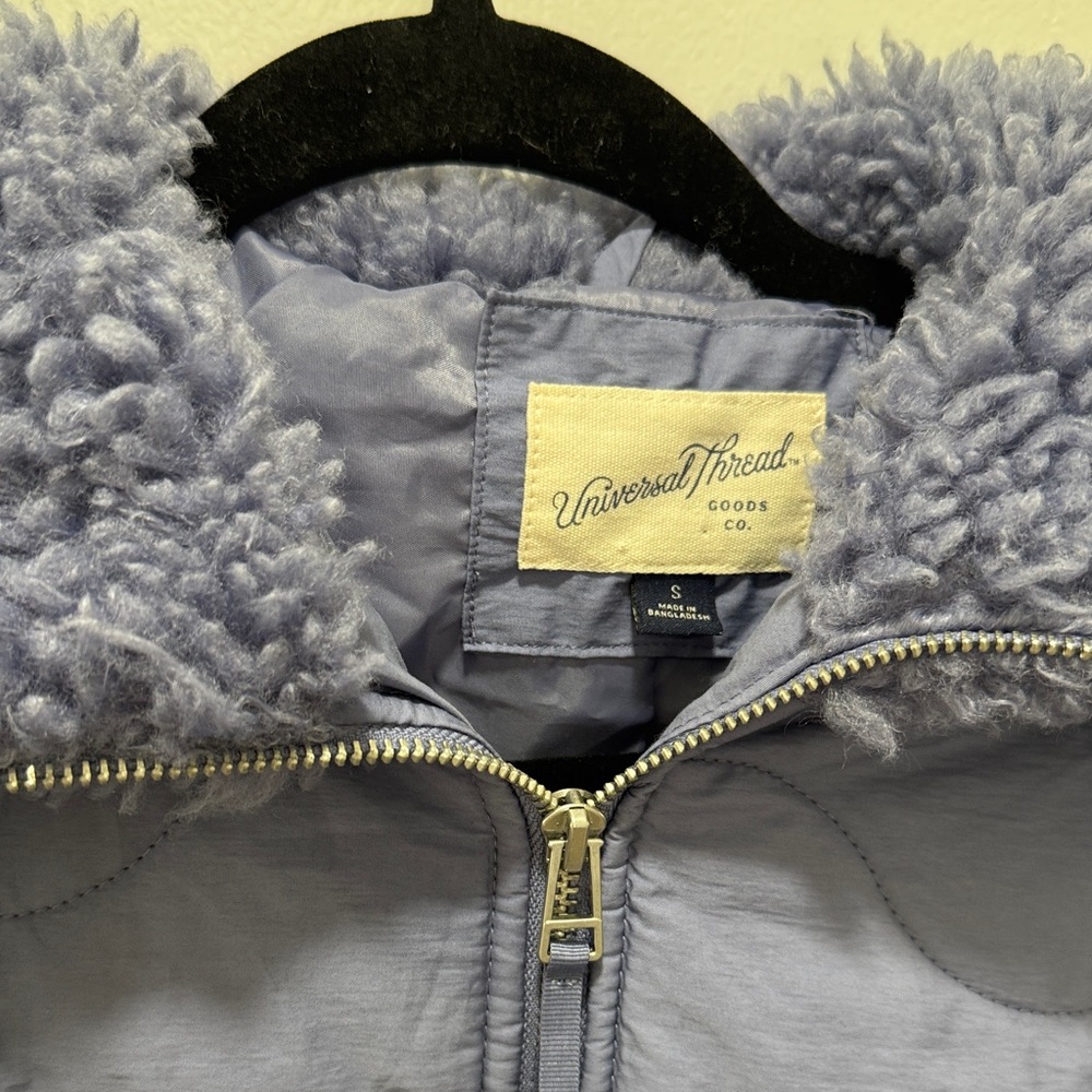 Universal Thread Lilac Teddy Jacket - image 5